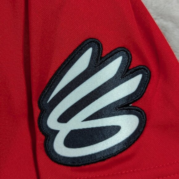 Under Armour Stephen Curry SC30 Underrated Golf Tour Red Golf Polo Size Small - Picture 7 of 8